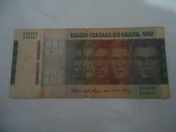C-082 - Linda Cédula de Cr$ 500,00 - 1948 - Raças